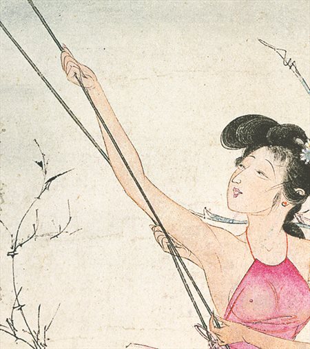 岭东-胡也佛的仕女画和最知名的金瓶梅秘戏图